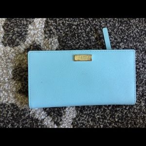 Kate spade ♠️ light blue spring wallet